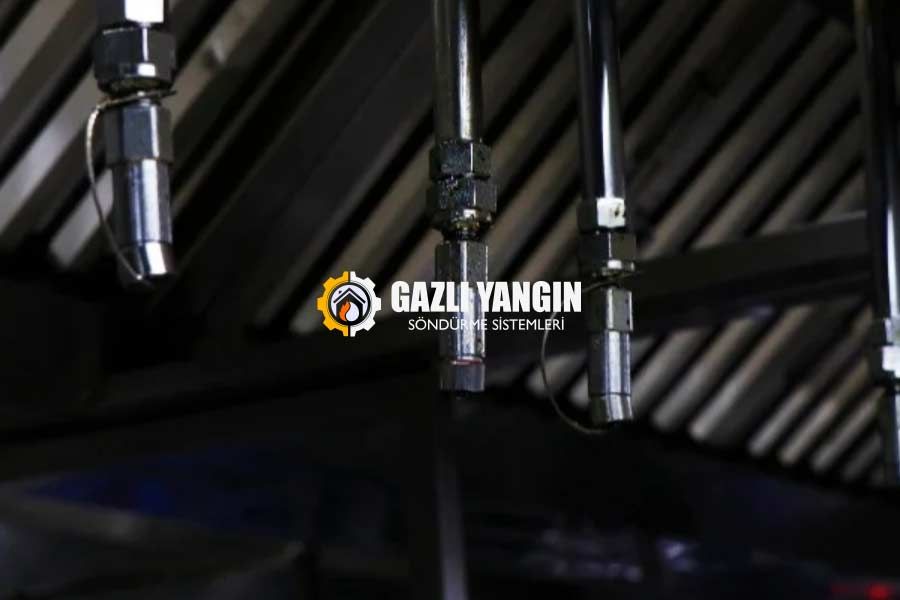Mutfak Davlumbaz İçi Söndürme Sistemleri - Gazlı Yangın Söndürme Sistemleri