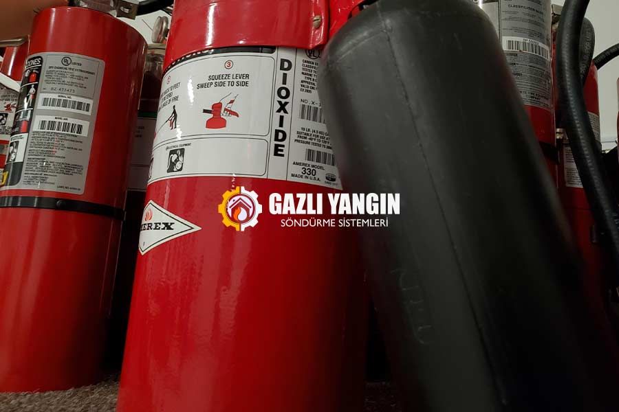CO2 Karbondioksit Gazlı Yangın Söndürme Sistemleri - Gazlı Yangın Söndürme Sistemleri