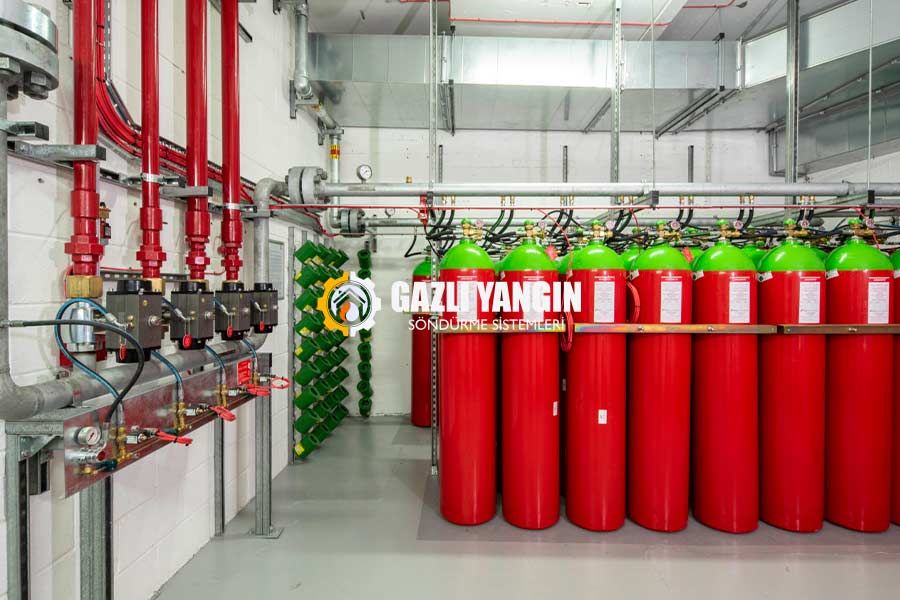 Argon Gazlı Söndürme Sistemleri Nasıl Çalışır? - Gazlı Yangın Söndürme Sistemleri